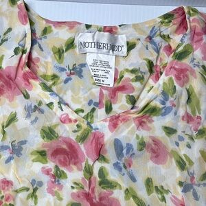 Motherhood V-Neck Floral Maternity dress